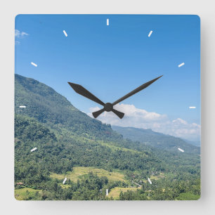 Relógio de Parede Quadrado Personalizado com Foto
