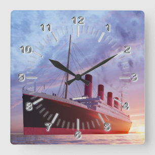 Relógio de Parede Quadrado Titanic