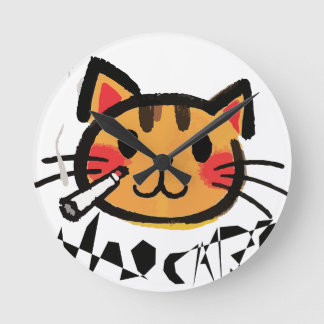 Relógio de Parede, Quadro de Madeira Natural Arred