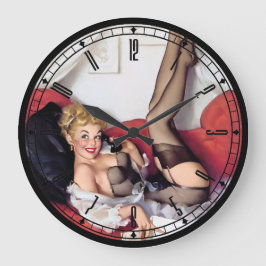 Relógio de Parede Rapariga Pin-Up
