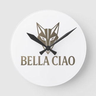 Relógio de Parede Raposa Bella Ciao – Design Minim