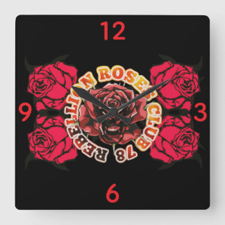 Relógio de Parede RebellionRosesClub78