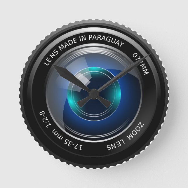 Relógio de Parede Redonda da Imagem da Câmera (Frente)