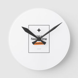Relógio de Parede Redondo Alue Needs Time – Design