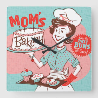 Relógio de Parede Retro da Panificação da mãe