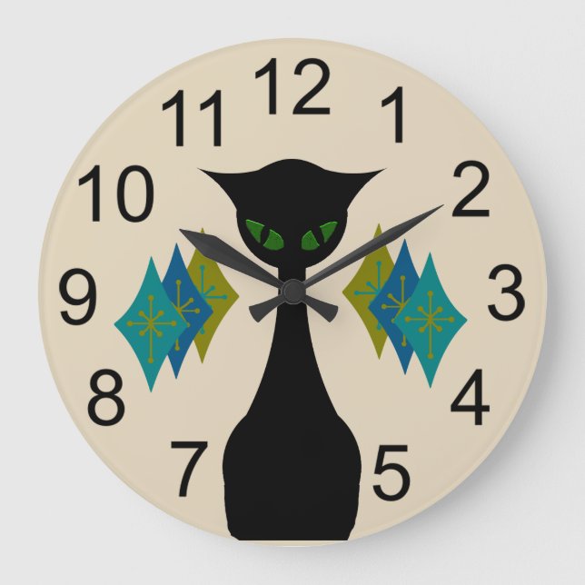 Relógio de Parede Retroativa Moderno do Meio sécul (Frente)