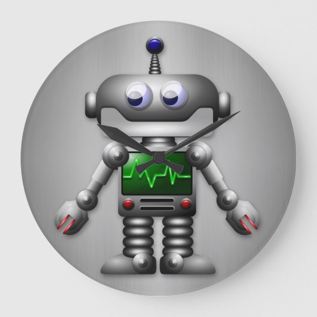 Relógio de Parede Robô (Frente)