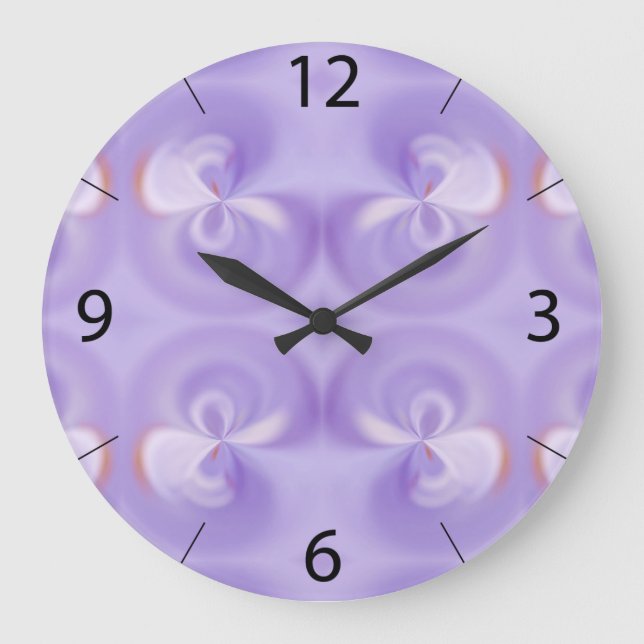 Relógio de Parede Roxo (Frente)