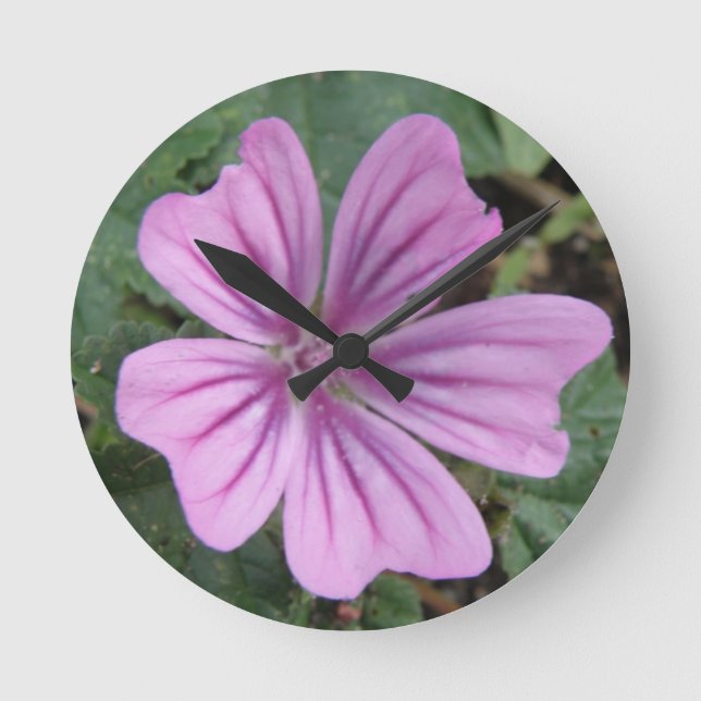 Relógio de Parede Roxo bonito (Frente)