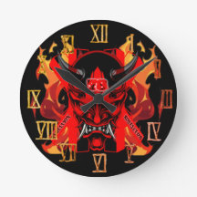 Relógio de Parede Samurai Mau 