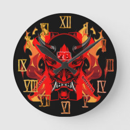 Relógio de Parede Samurai Mau 