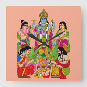 Relógio de Parede Senhor Satyanarayan