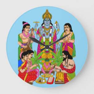 Relógio de Parede Senhor Satyanarayan