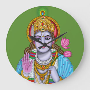 Relógio de Parede Shree Krishna