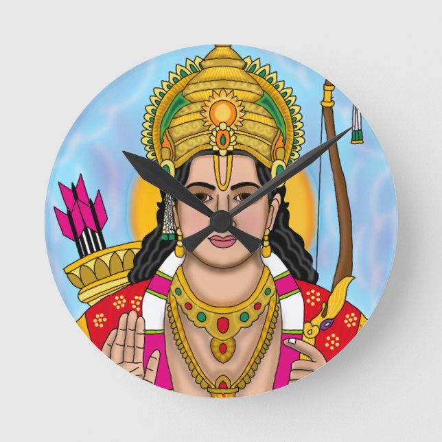 Relógio de Parede Shree Ram (Frente)