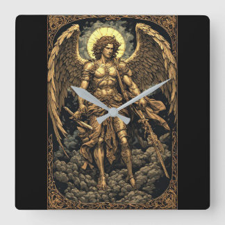 Relógio de Parede St. Michael Dourado
