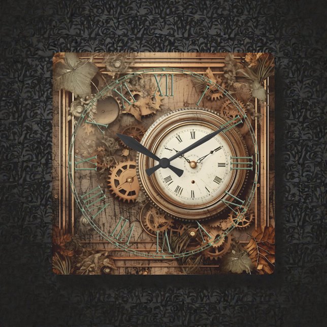 Relógio de Parede Steampunk Relógios & Engrenagens (Criador carregado)