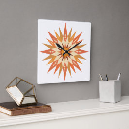 Relógio de Parede Sunburst