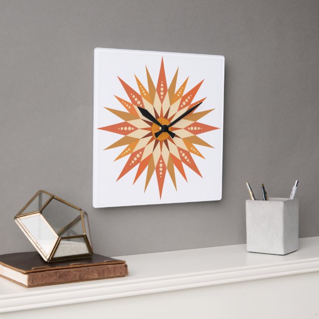 Relógio de Parede Sunburst (Escritório)