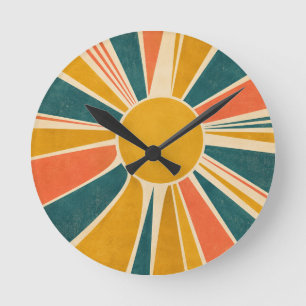 Relógio de Parede Sunburst Hour