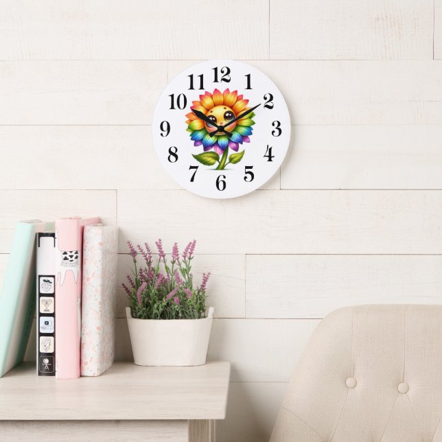 Relógio de Parede Sunflower Cutie (Sala de leitura)