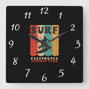 Relógio de Parede Surf da Califórnia