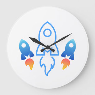 Relógio de Parede Temático Espacial