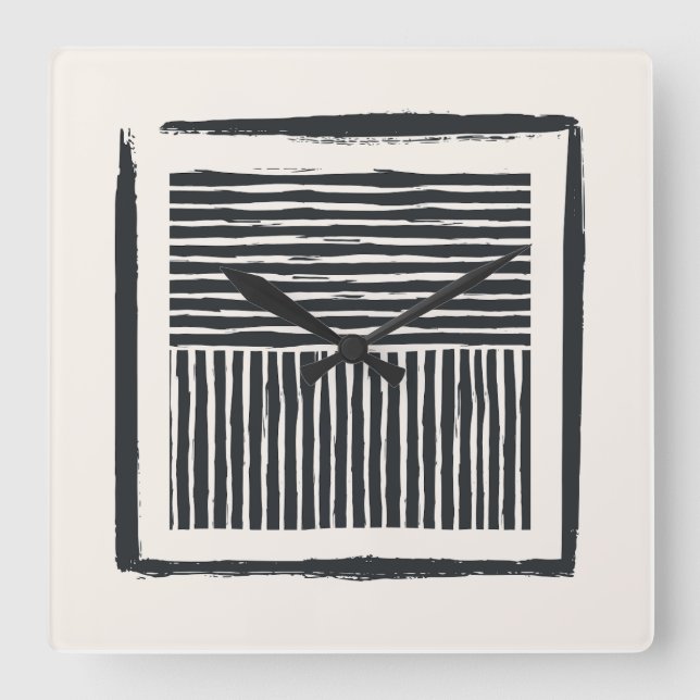 Relógio de Parede: Tinta de Linha Antiga (Frente)