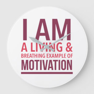 Relógio de Parede Tipografia