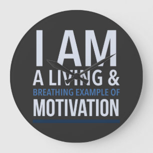 Relógio de Parede Tipografia