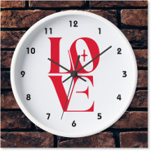 Tipografia Moderna Simples Red Love