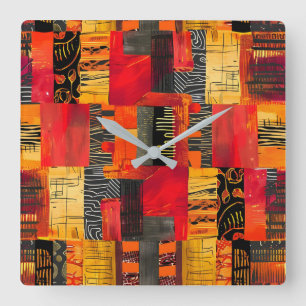Relógio de Parede Tribal Africano