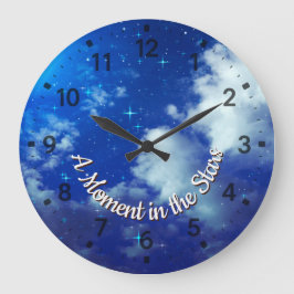 Relógio de Parede Um Momento nas Estrelas | Decora