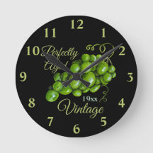 Relógio de Parede Uvas