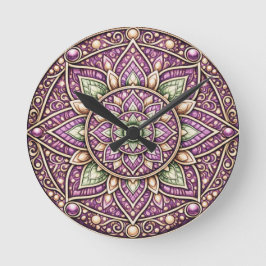 Relógio de Parede Vibrante Mandala – Ar Geométrico