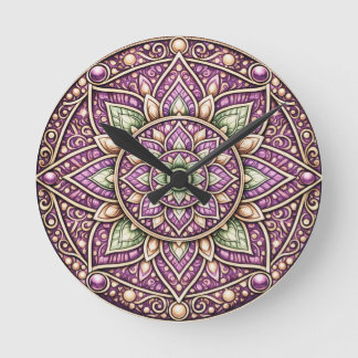 Relógio de Parede Vibrante Mandala – Ar Geométrico