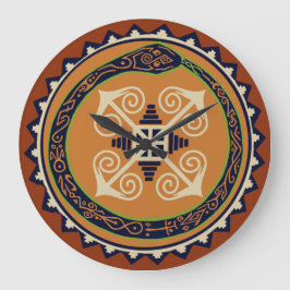 Relógio de Parede VooDou - Serpente Oroburous com 