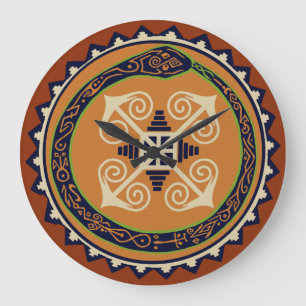 Relógio de Parede VooDou - Serpente Oroburous com 