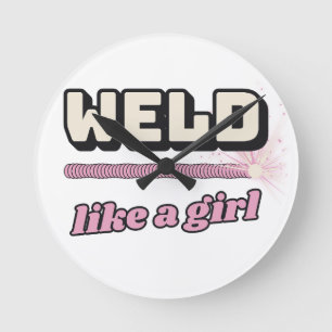 Relógio de Parede Weld Like a Girl Testado pelo