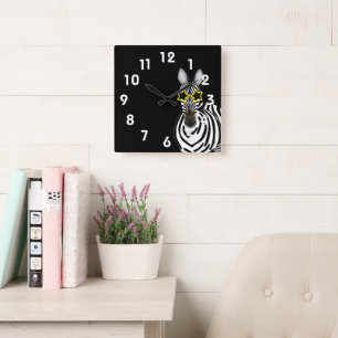 Relógio de Parede Zebra