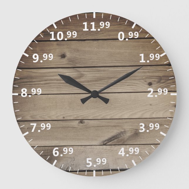 Relógio de Preço Compre Humorístico - Humor de Tem (Frente)