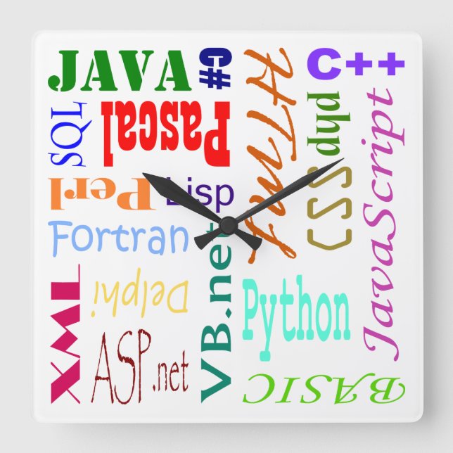 Relógio de programadores de computador (Frente)