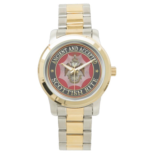 Relógio De Pulso [400] Escocesa Rite com duas cabeças (Frente)