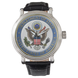 Relógio De Pulso [400] U.S. Department of State (DoS) Emblem [3D]
