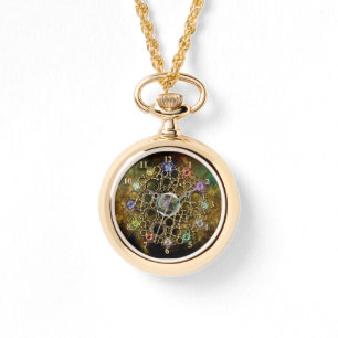 Relógio De Pulso A CONEXÃO DE PROSPERIDADE: Gems da Fortuna