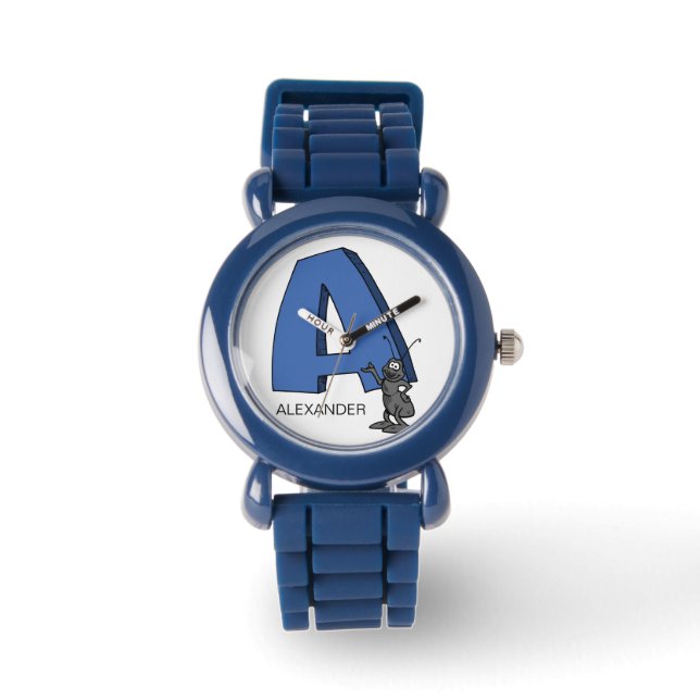 Relógio De Pulso A é para ___ nome personalizado (Frente)