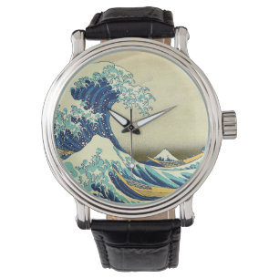 Relógio De Pulso "A grande onda fora de Kanagawa "