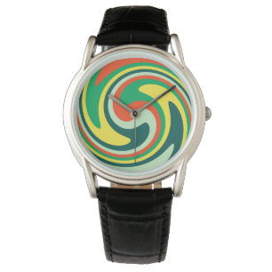 Relógio De Pulso Abstrato moderno de rodovalho nº 53
