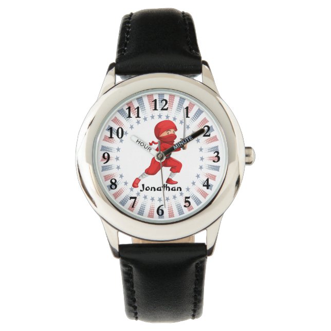 Relógio De Pulso American Ninja Design Wrist Watch (Frente)