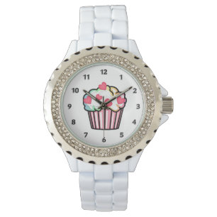 Relógio De Pulso Amor do cupcake